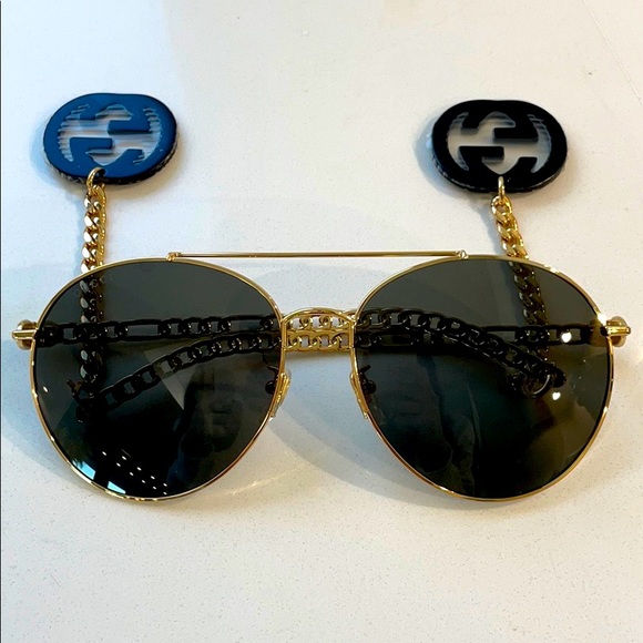 gucci charm sunglasses